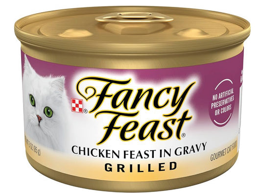 FANCY FEAST GRILLED CHICKEN  GRAVY ADULT