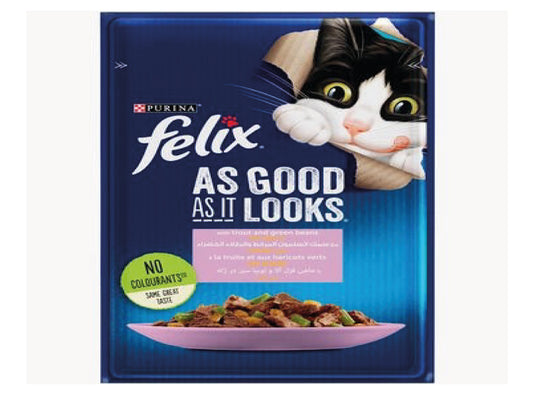 FELIX TROUT IN GREEN BEANS POUCH