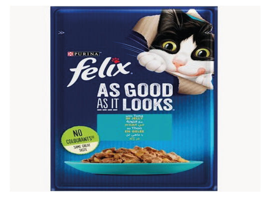 FELIX TUNA IN JELLY ADULT POUCH