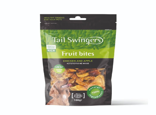 TAIL SWINGERS BITES APPLE AND CHICKEN