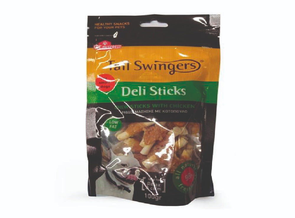 TAIL SWINGERS CHEW STICKS WITH CHICKEN SMALL DOGS