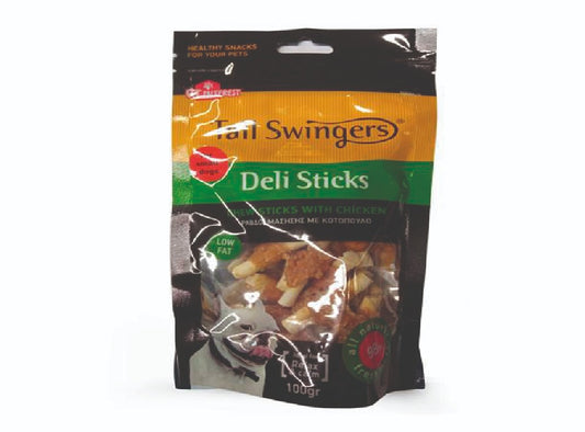 TAIL SWINGERS CHEW STICKS WITH CHICKEN SMALL DOGS