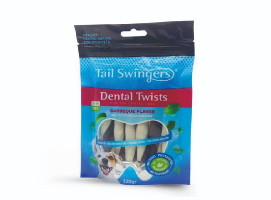TAIL SWINGERS DENTAL TWIST ROLL BARBEQUE