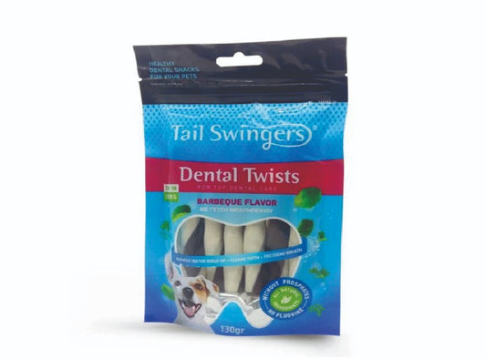 TAIL SWINGERS DENTAL TWIST ROLL BARBEQUE SMALL BITES