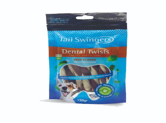 TAIL SWINGERS DENTAL TWIST ROLL BEEF