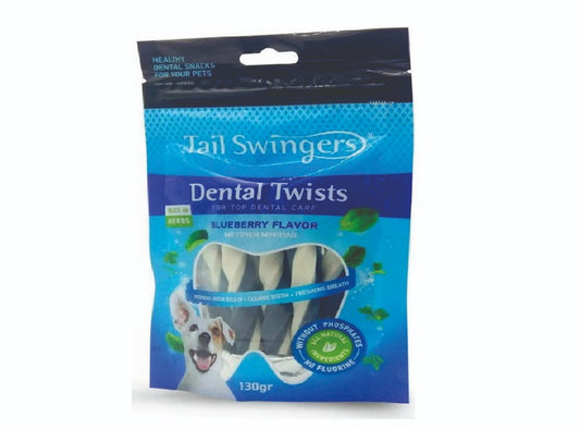 TAIL SWINGERS DENTAL TWIST ROLL BLUEBERRY