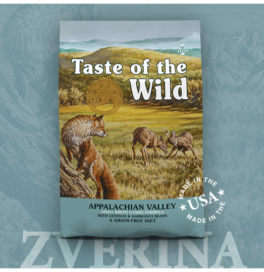 TASTE OF THE WILD APPALACHIAN VALLEY SMALL BREED WITH VENISON AND GARBANZO BEANS