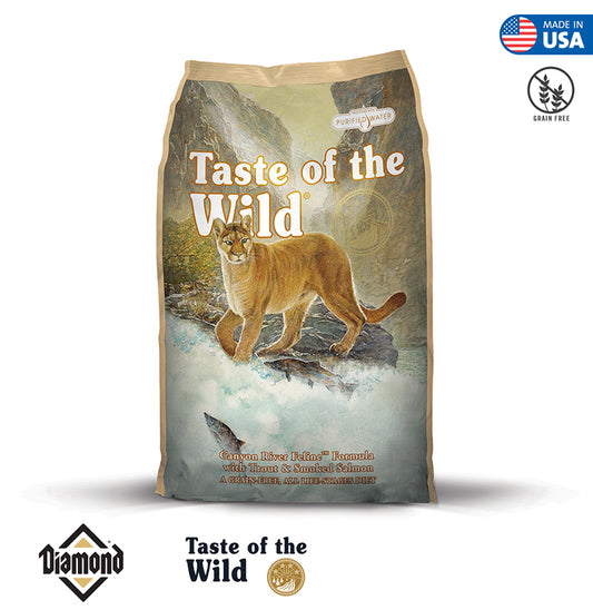TASTE OF THE WILD CANYON RIVER TROUT AND SALMON