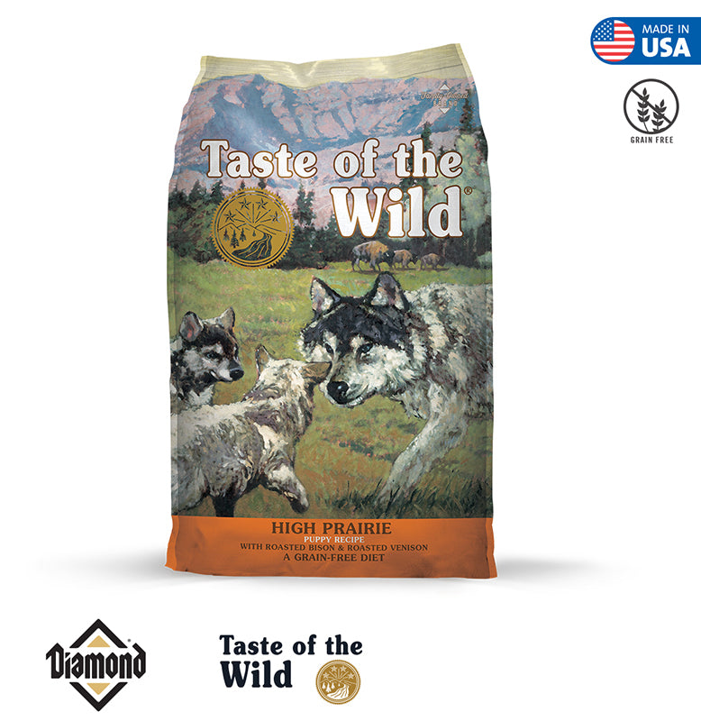 TASTE OF THE WILD HIGH PRAIRIE PUPPY WITH ROASTED BISON AND ROASTED VENISON