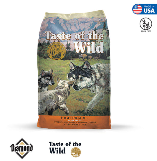 TASTE OF THE WILD HIGH PRAIRIE PUPPY WITH ROASTED BISON AND ROASTED VENISON