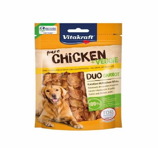 VITAKRAFT CHICKEN AND VEGGIE CARROT STICKS