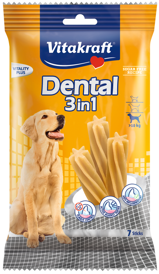 VITAKRAFT DENTAL 3IN1 MEDIUM DOGS