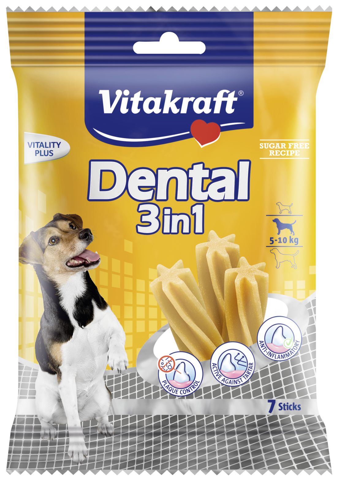 VITAKRAFT DENTAL 3IN1 SMALL DOGS 4-10KG