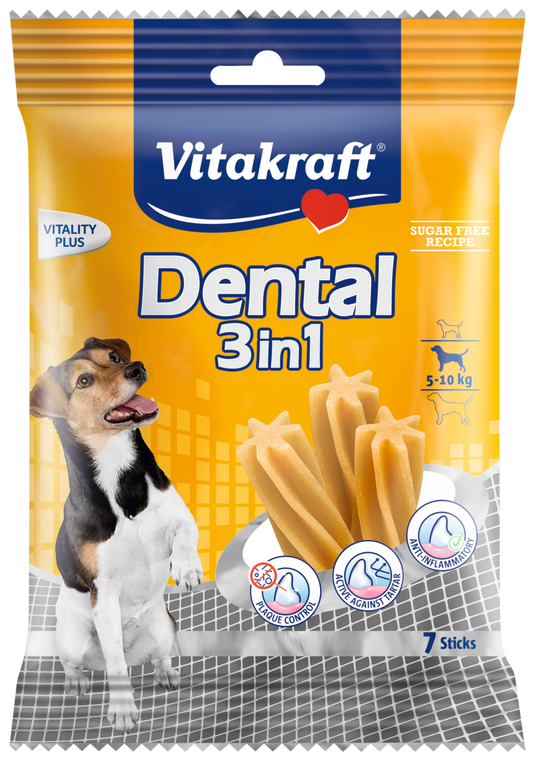 VITAKRAFT DENTAL 3IN1 SMALL DOGS 4-10KG