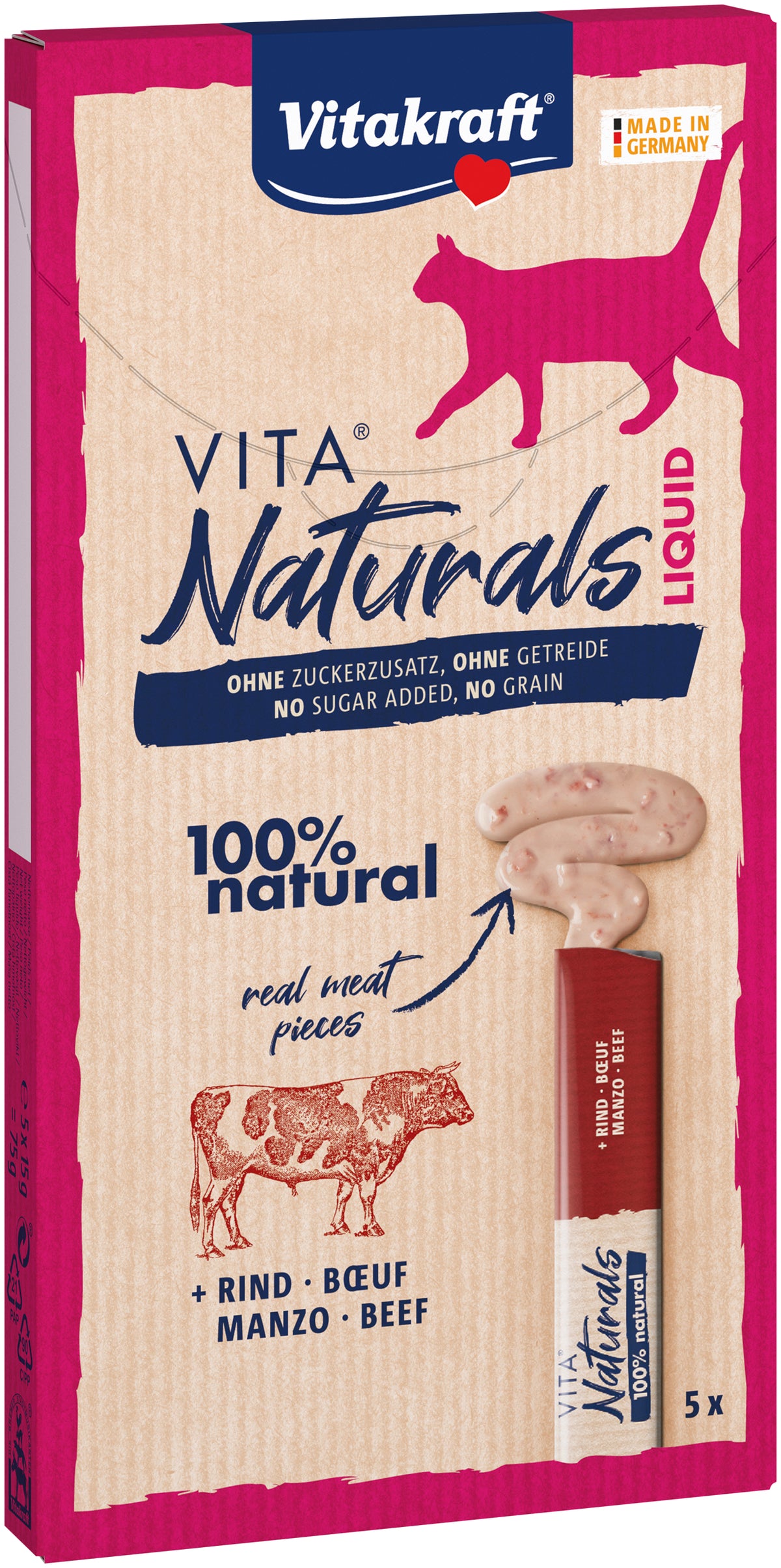 VITAKRAFT LIQUID SNACK BEEF