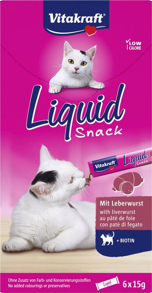VITAKRAFT LIQUID SNACK LIVER & SAUSAGE