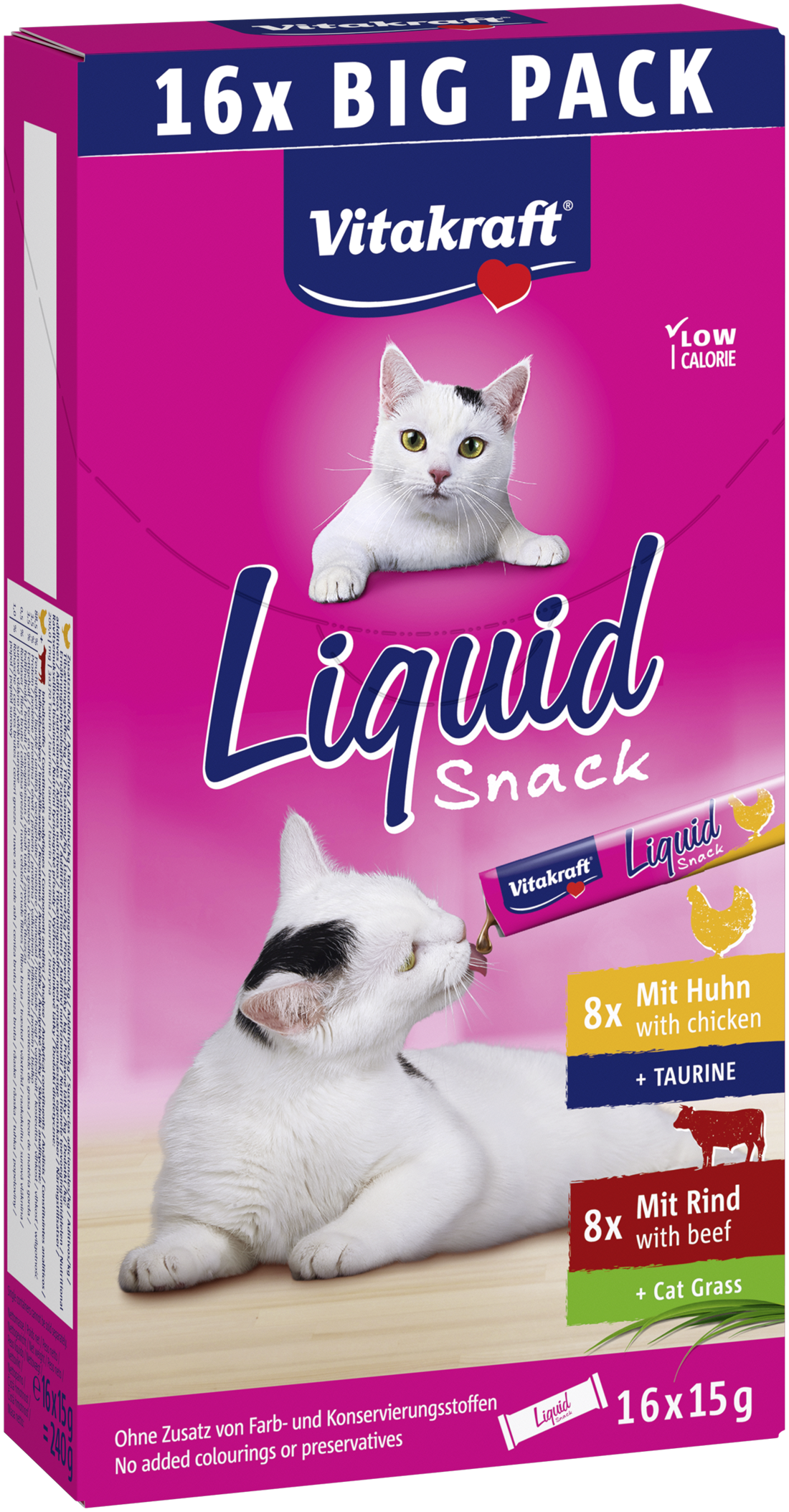 VITAKRAFT LIQUID SNACK MULTIPACK CHICKEN AND BEEF