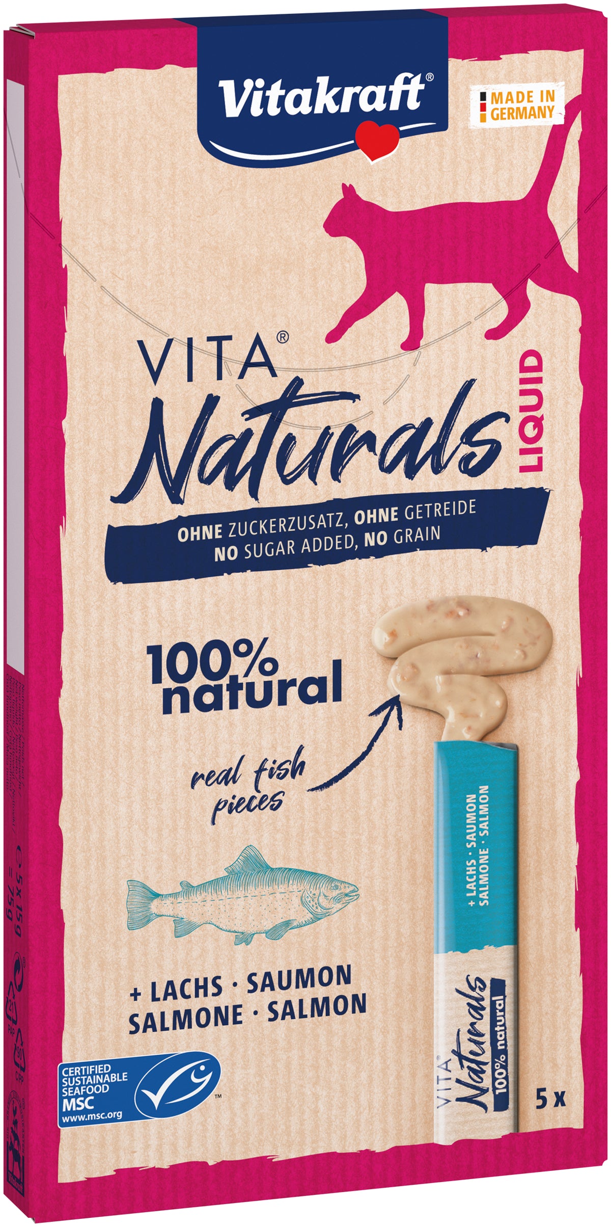 VITAKRAFT LIQUID SNACK SALMON