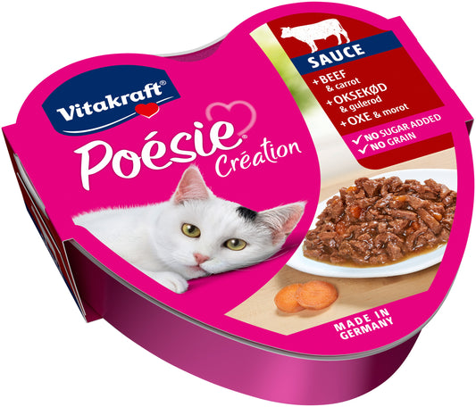 VITAKRAFT POESIE BEEF AND CARROTS SAUCE
