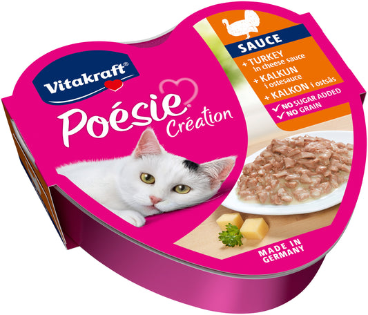 VITAKRAFT POESIE TURKEY AND CHEESE SAUCE