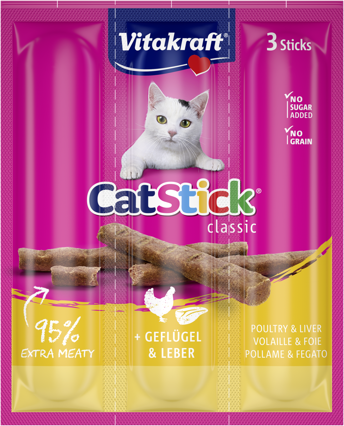 VITAKRAFT STICKS WITH CHICKEN AND LIVER