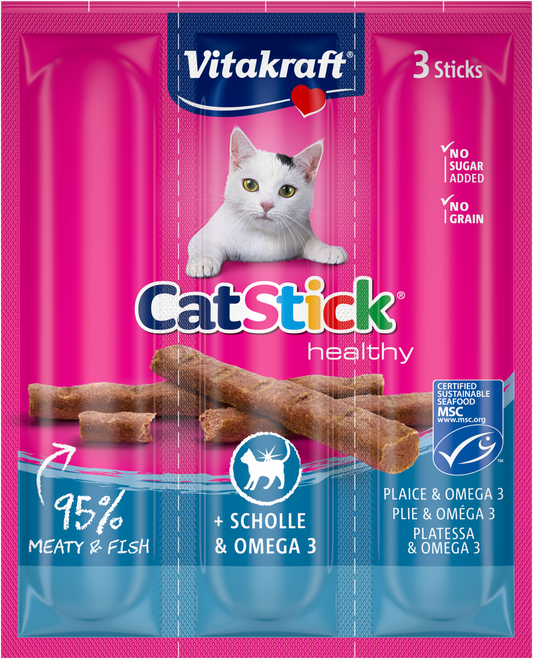 VITAKRAFT STICKS WITH PLAICE AND OMEGA 3