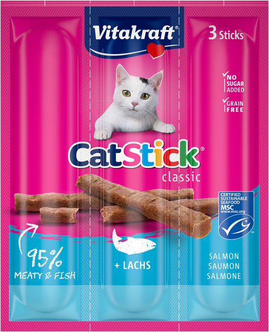 VITAKRAFT STICKS WITH SALMON