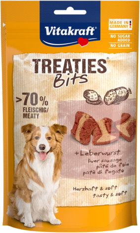 VITAKRAFT TREATIES BITS LIVER SAUSAGE