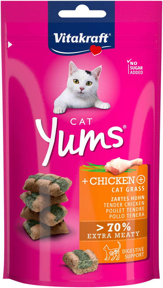 VITAKRAFT YUMS CHICKEN AND CAT GRASS