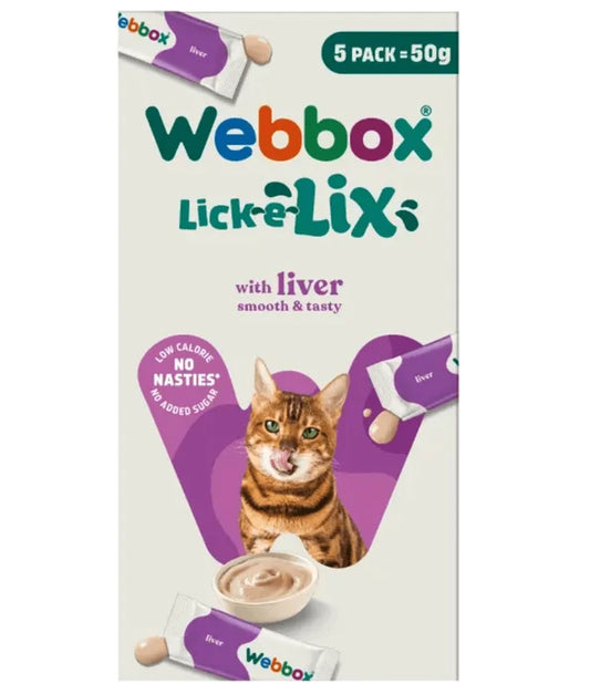 WEBBOX LICK-E-LIX LIVER 5 SACHETS