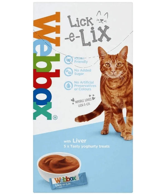 WEBBOX LICK-E-LIX MILK AND YOGHURT 5 SACHETS