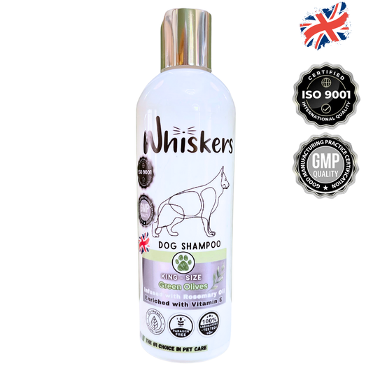 Whiskers King Size Dog Shampoo Green Olives