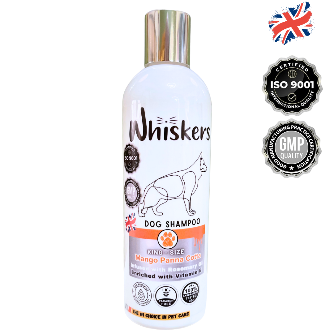 Whiskers King Size Dog Shampoo Mango Panna Cota